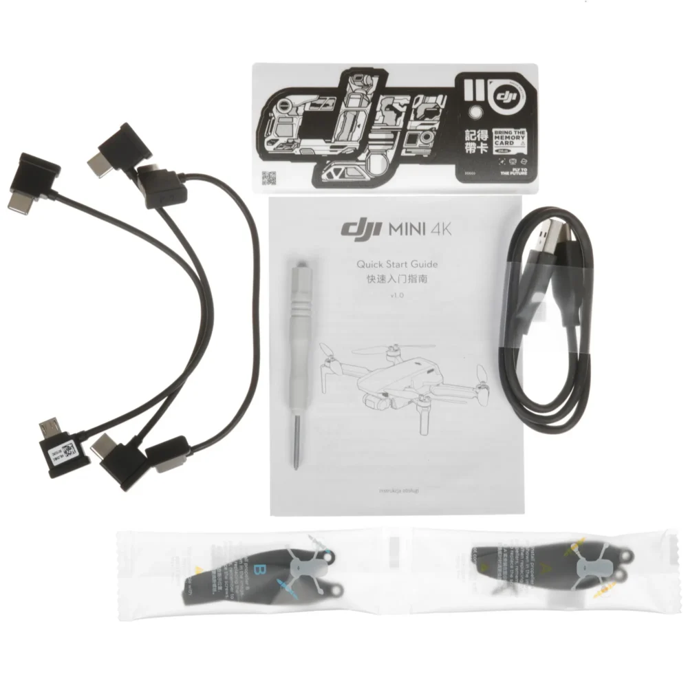 DJI MINI 4K (DJI RC-N1C) белый Квадрокоптер DJI MINI 4K (DJI RC-N1C) белый