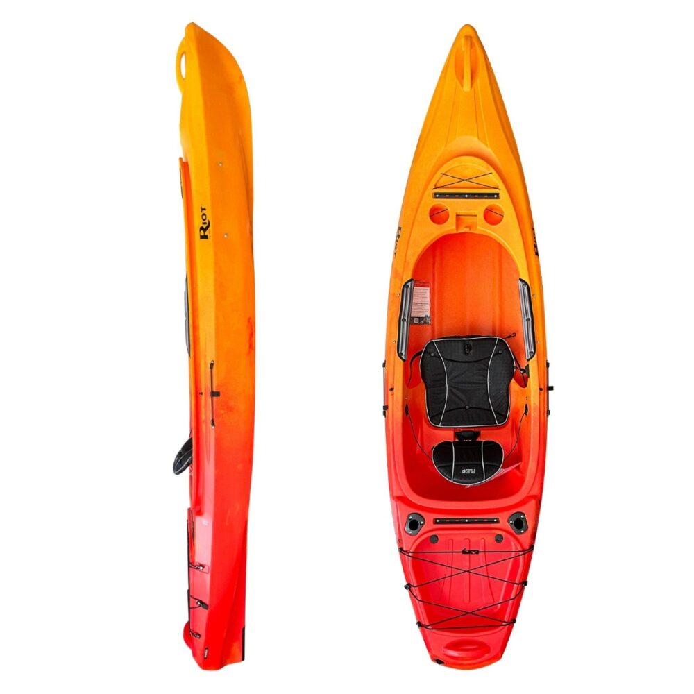 Riot Bayside 10 Компактный одноместный туристический каяк Riot Bayside 10